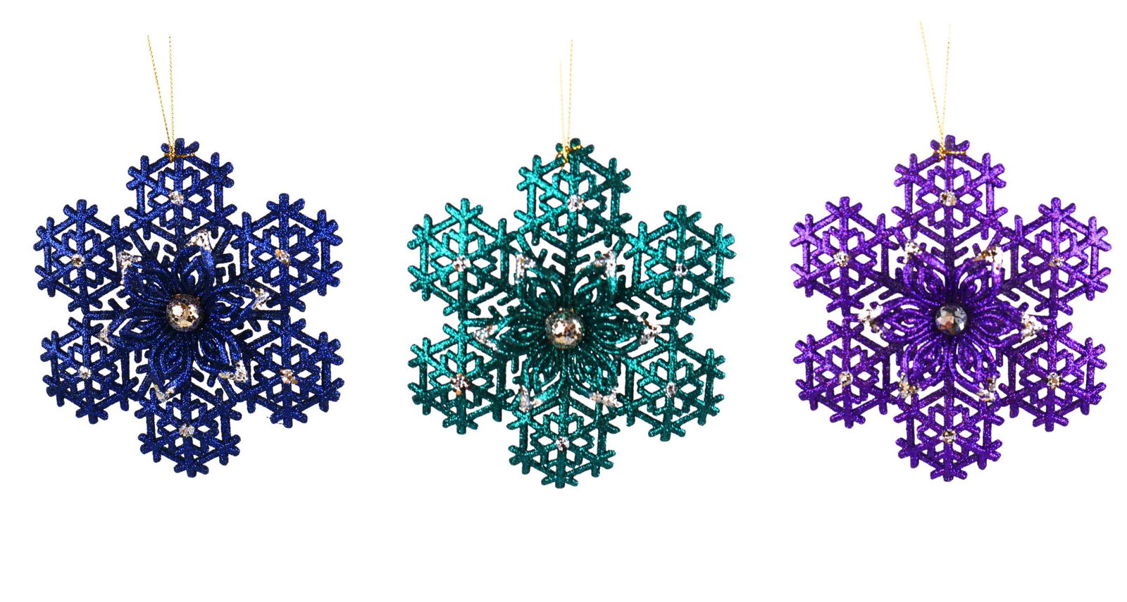 Kurt s adler 5.2 inch Snowflake Orna X 3. II 5x5x10 cm kerstornament - 