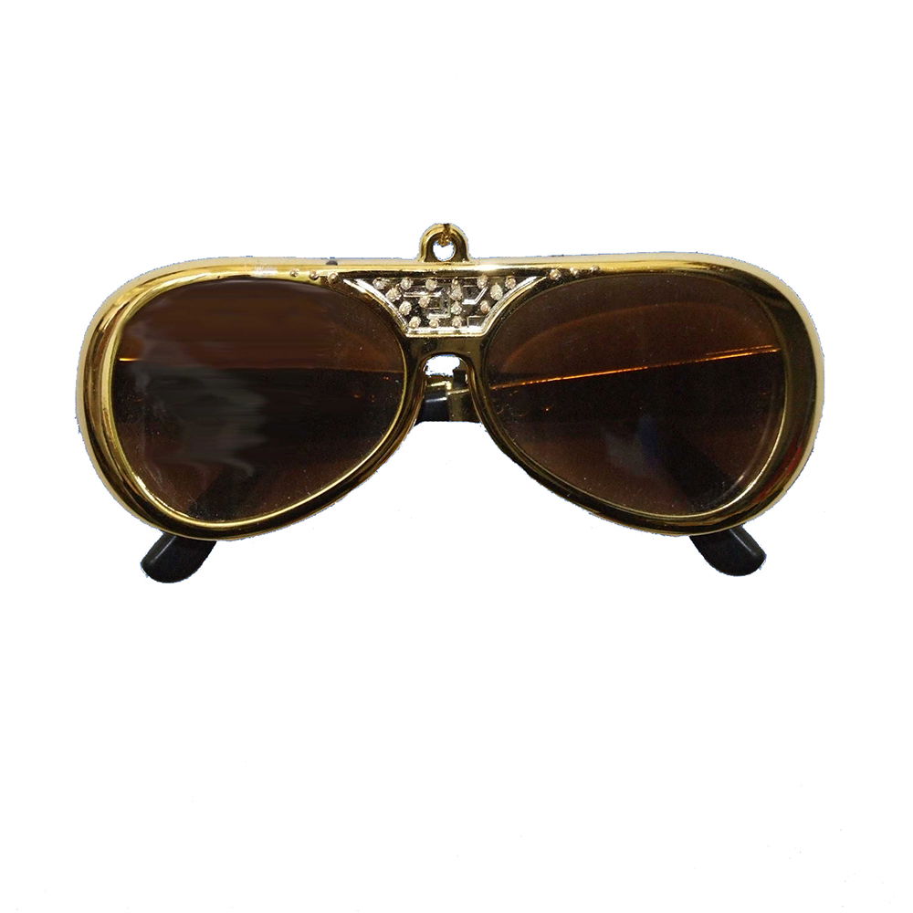 Kurt s adler 3.5 inch Elvis Sunglasses Orn. 8,89x1,27x3,5052 cm kerstornament - 