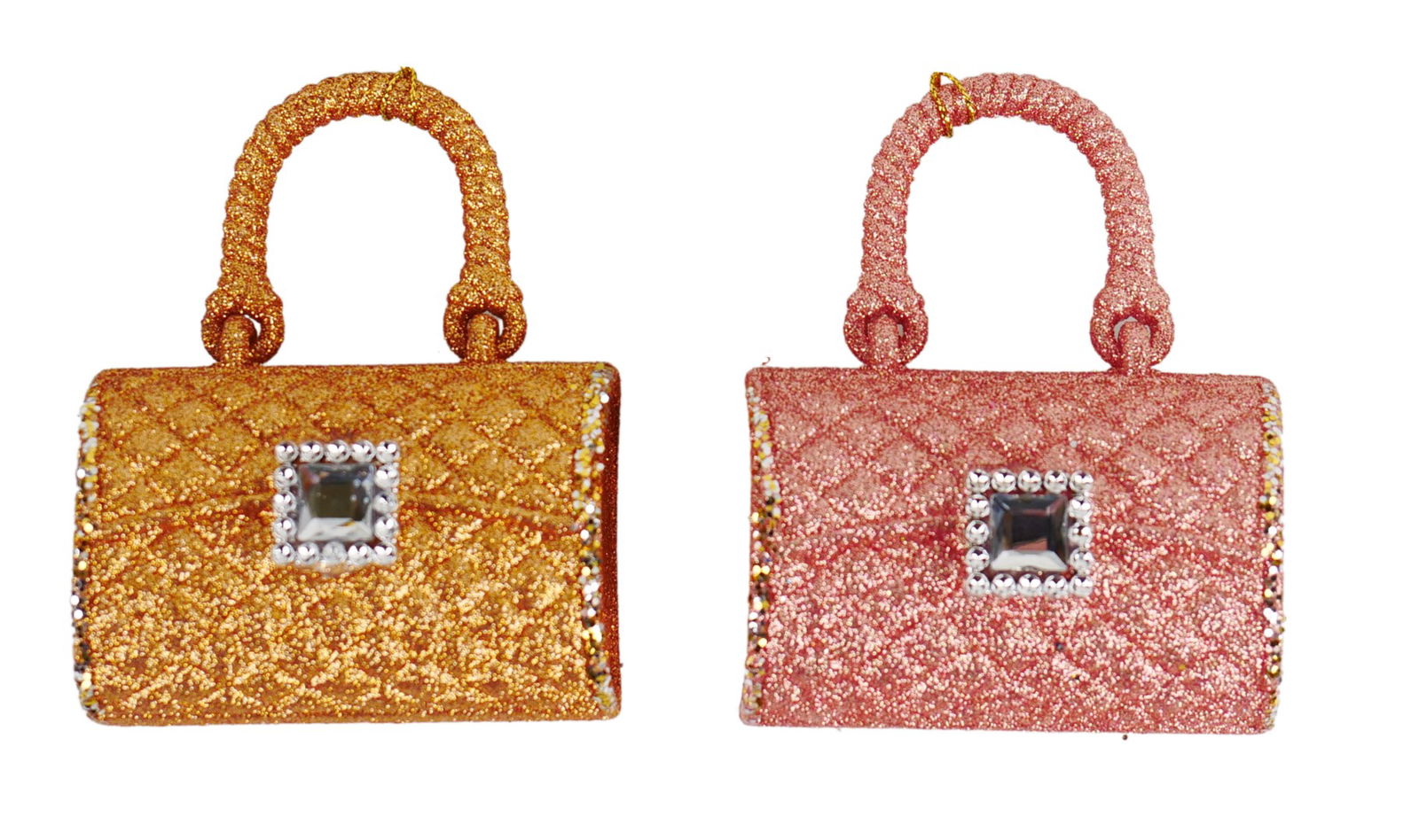 Kurt s adler 4.5 inch Lady Handbag Orna X 3. I 5x5x10 cm kerstornament - 