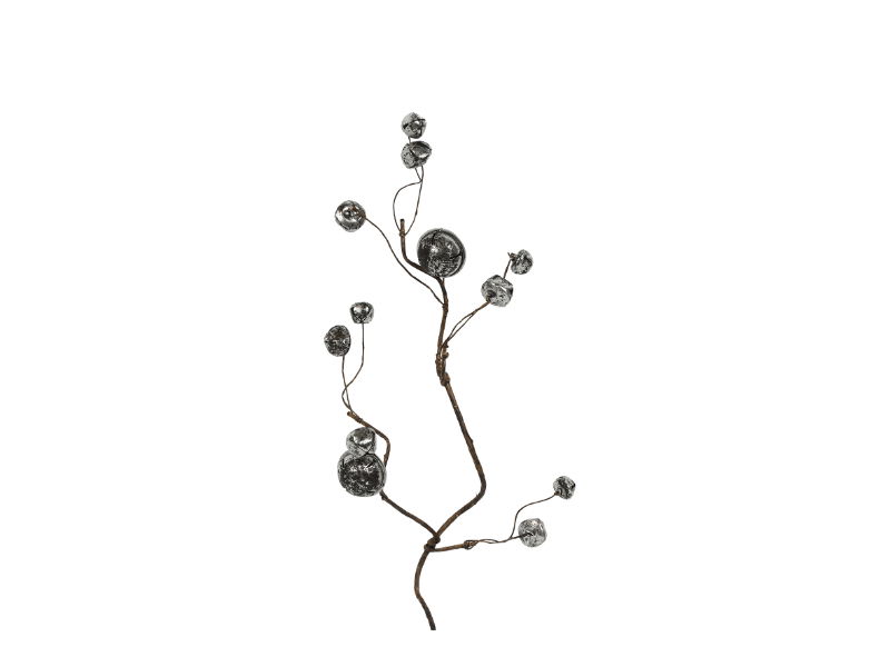 Countryfield Kunstbloem Kerstbeltak zilver II - 