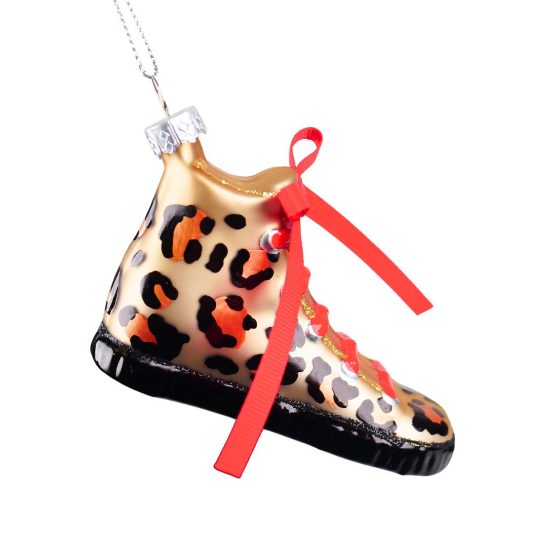 Kurt s adler 2.75 inch Leopard Shoes Ornament. 5x5x10 cm kerstornament - 