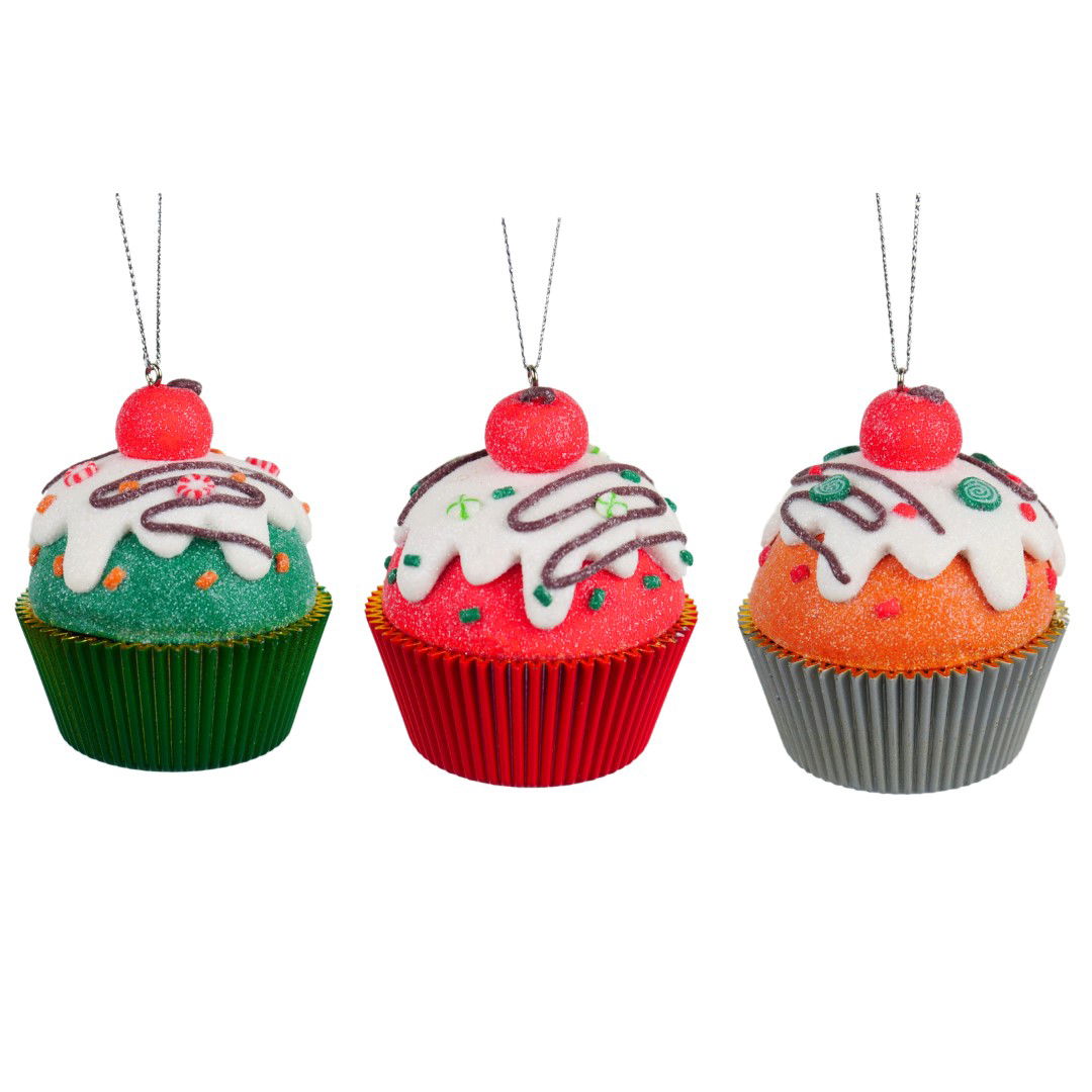 Kurt s adler 2.75 inch H Clay Dough Cup Cake Orna X 3. 5x5x10 cm kerstornament - 