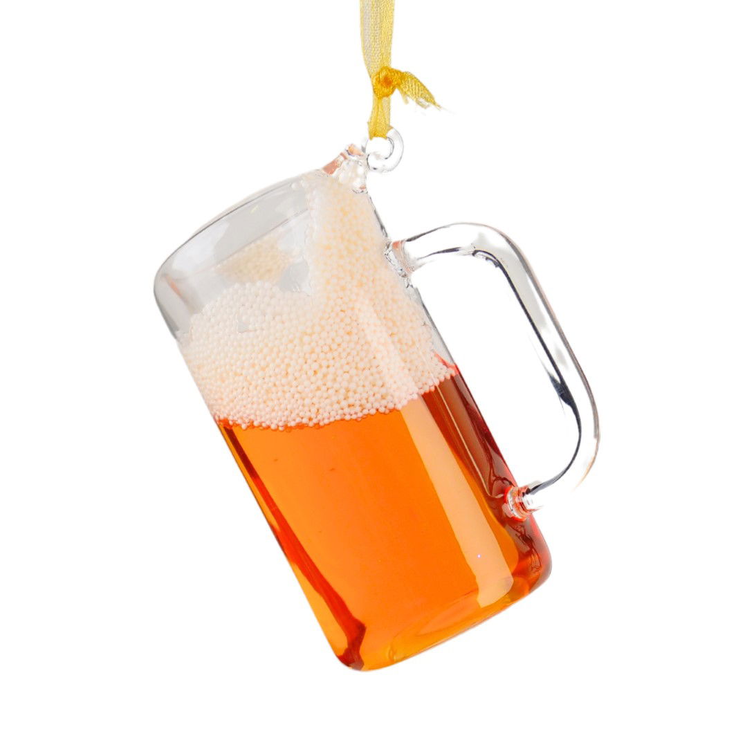Kurt s adler 2.75 inch Glass Beer W/Words Orn 3/Asstd 5x5x10 cm kerstornament - 