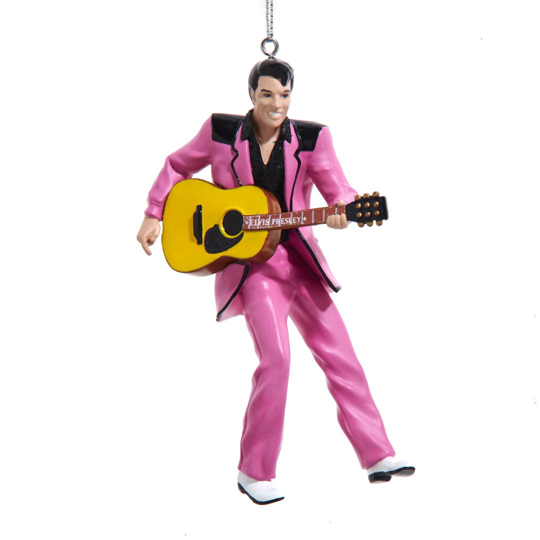 Kurt s adler Elvis In Pink Suit Blow Mold Orn 5x5x10 cm kerstornament - 