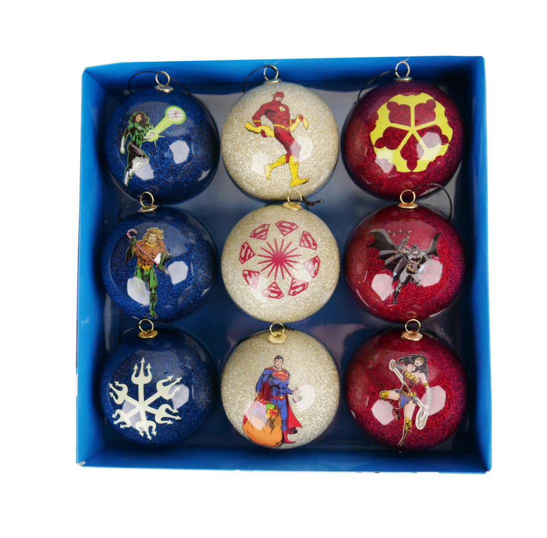 Warner bros Bauble Box 9 Pcs Dc Mix Polyfoam 24x24x8,3 cm - 