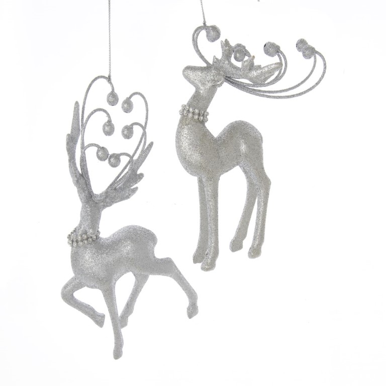 Kurt s adler Orn.acryl dier zilver l15cm - 
