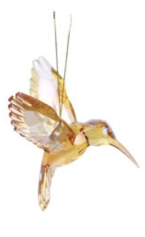 Kurt s adler Orn.plc kolibrie geel l10cm - 