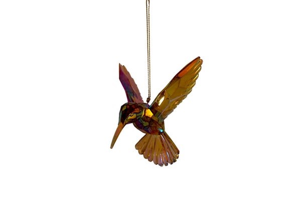 Kurt s adler Ornament pvc kolibrie h10 cm goud - 