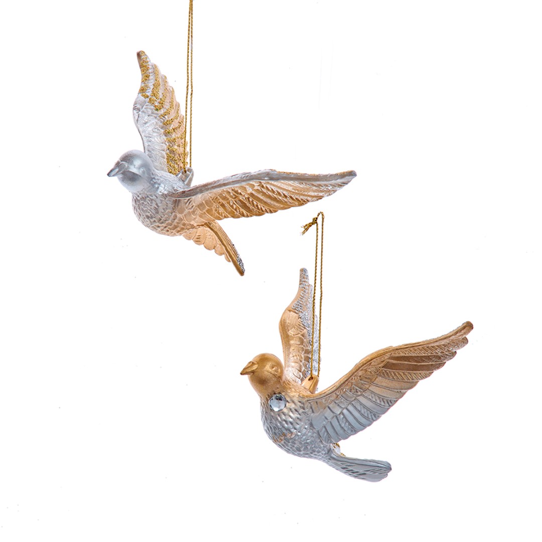 Kurt s adler Ornament plastic duif l6cm - 