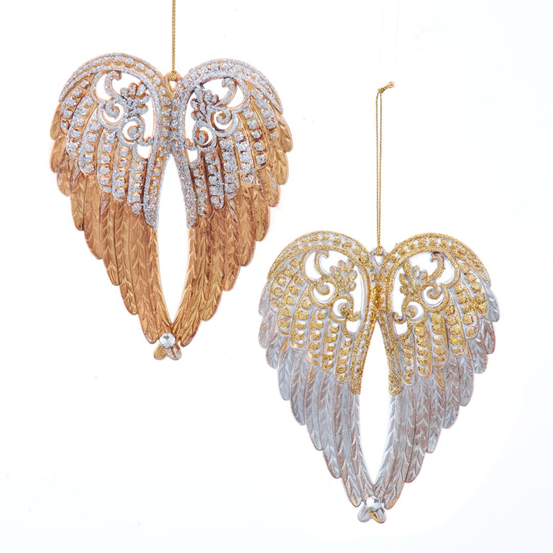 Kurt s adler Ornament plastic goud-zilver engel l15cm I - 