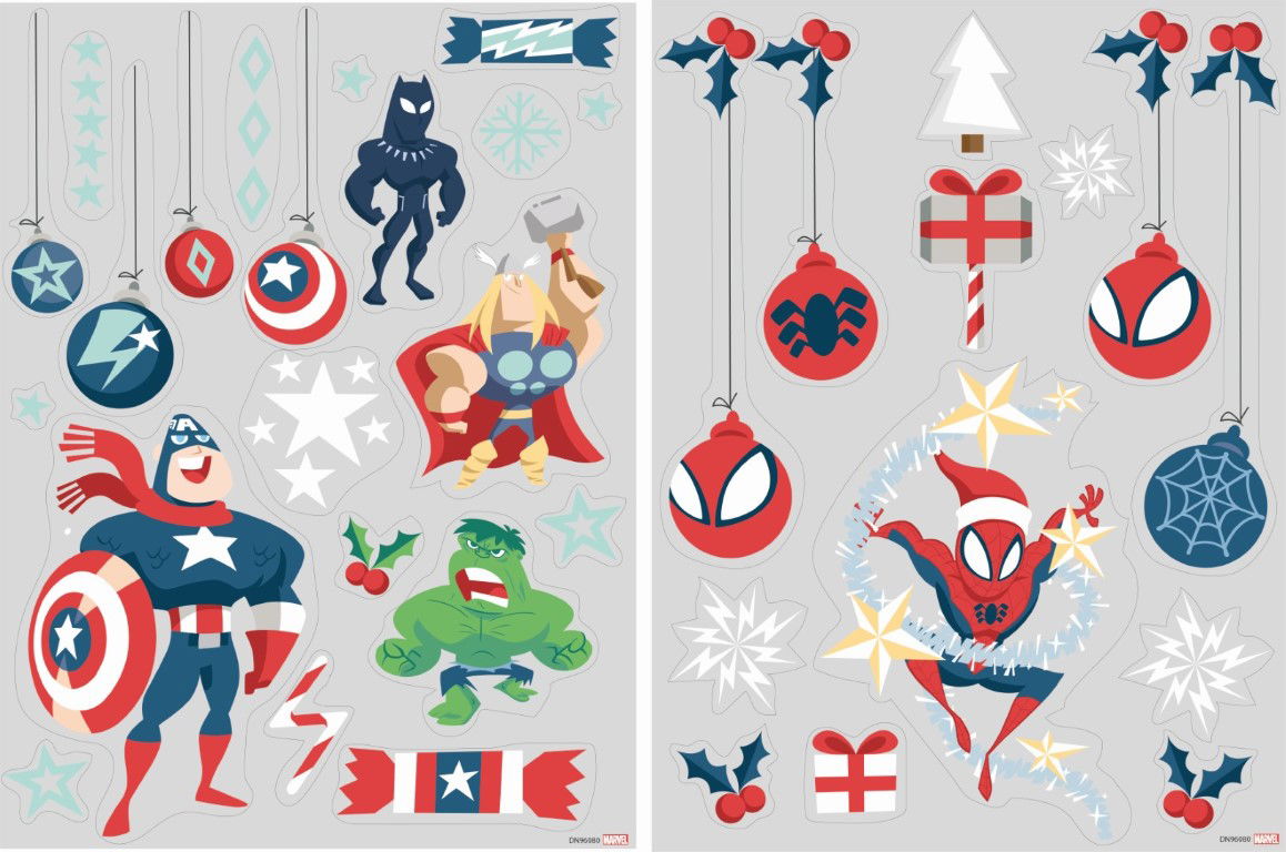 Kurt s adler Raamsticker plc marvel l42cm - 