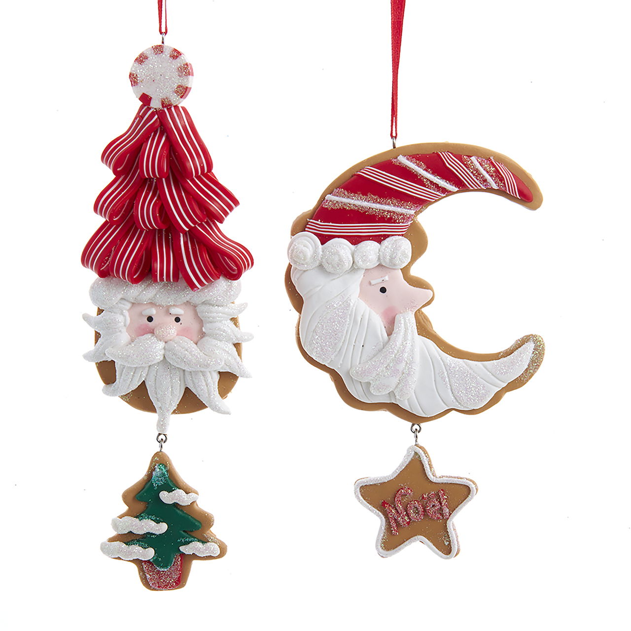 Kurt s adler Ornament claydgh maan boom l15cm - 