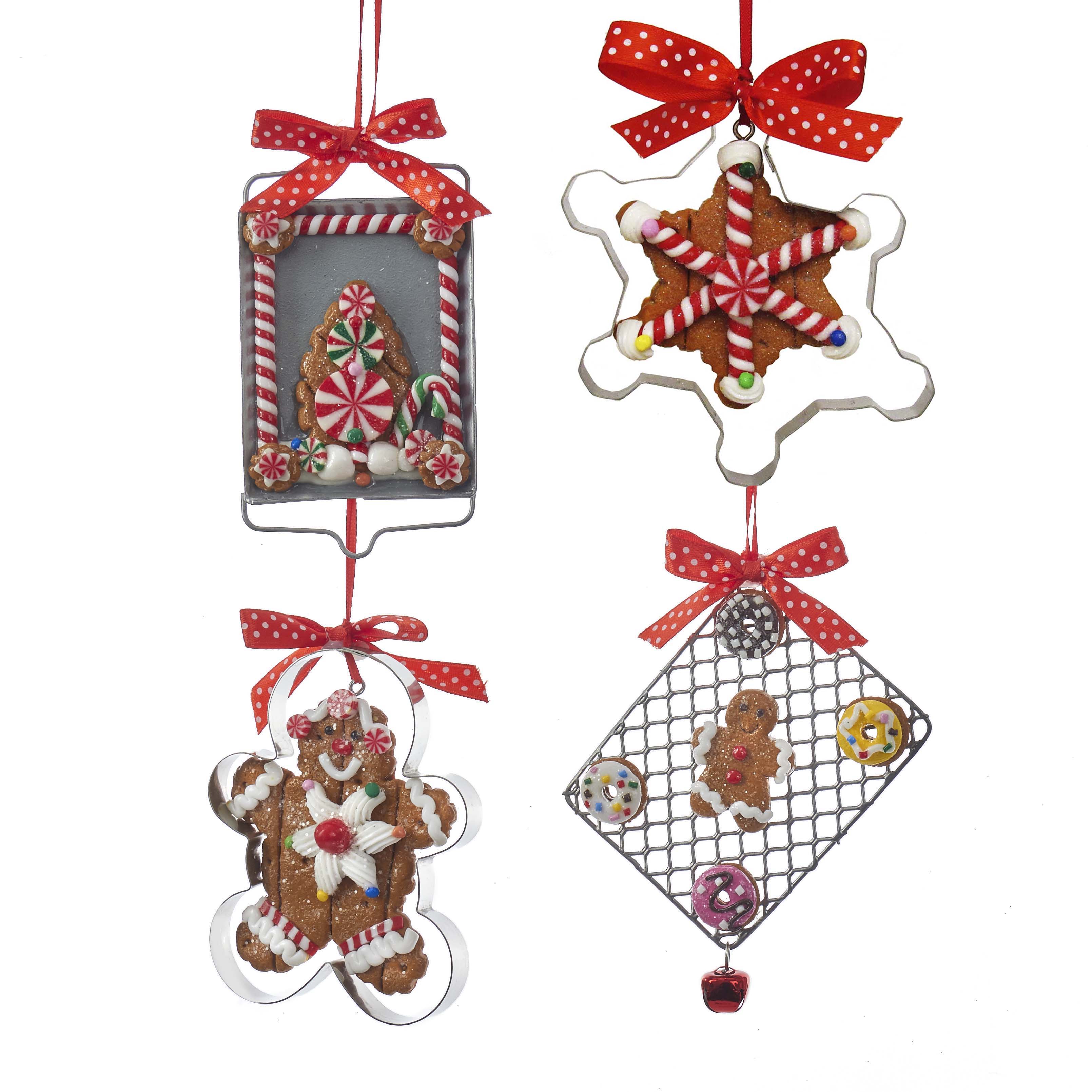 Kurt s adler Gingerbread On Tray With Cookie 4 Inch - 