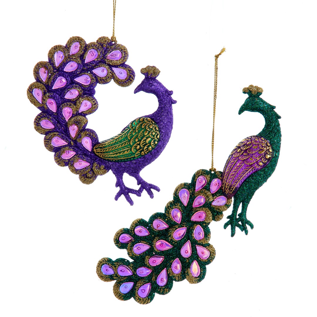 Kurt s adler Ornament plastic pauw l15cm - 