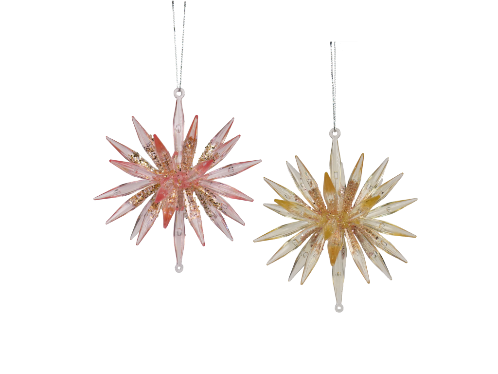Kurt s adler Orn.plc ijsbol roze l12cm - 