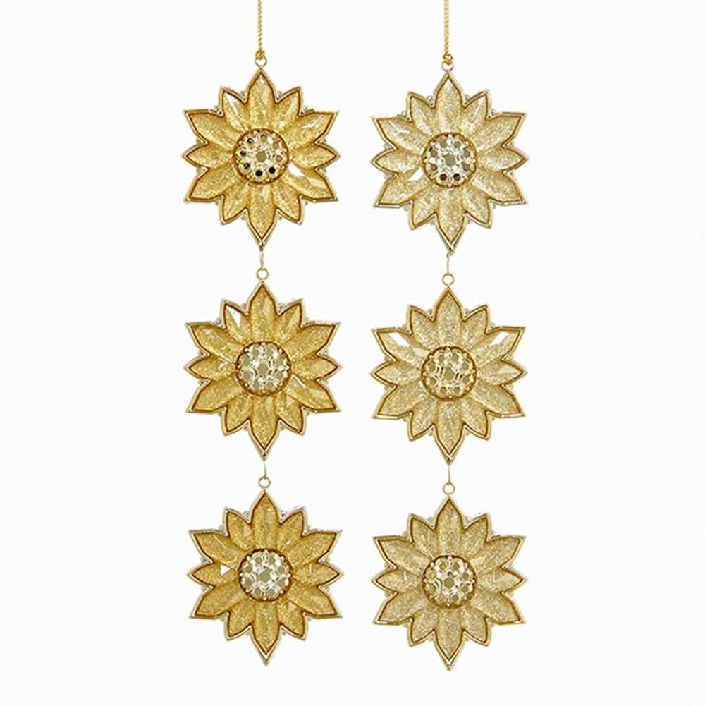 Kurt s adler Gold Flower Cluster 8.5 Inch - 