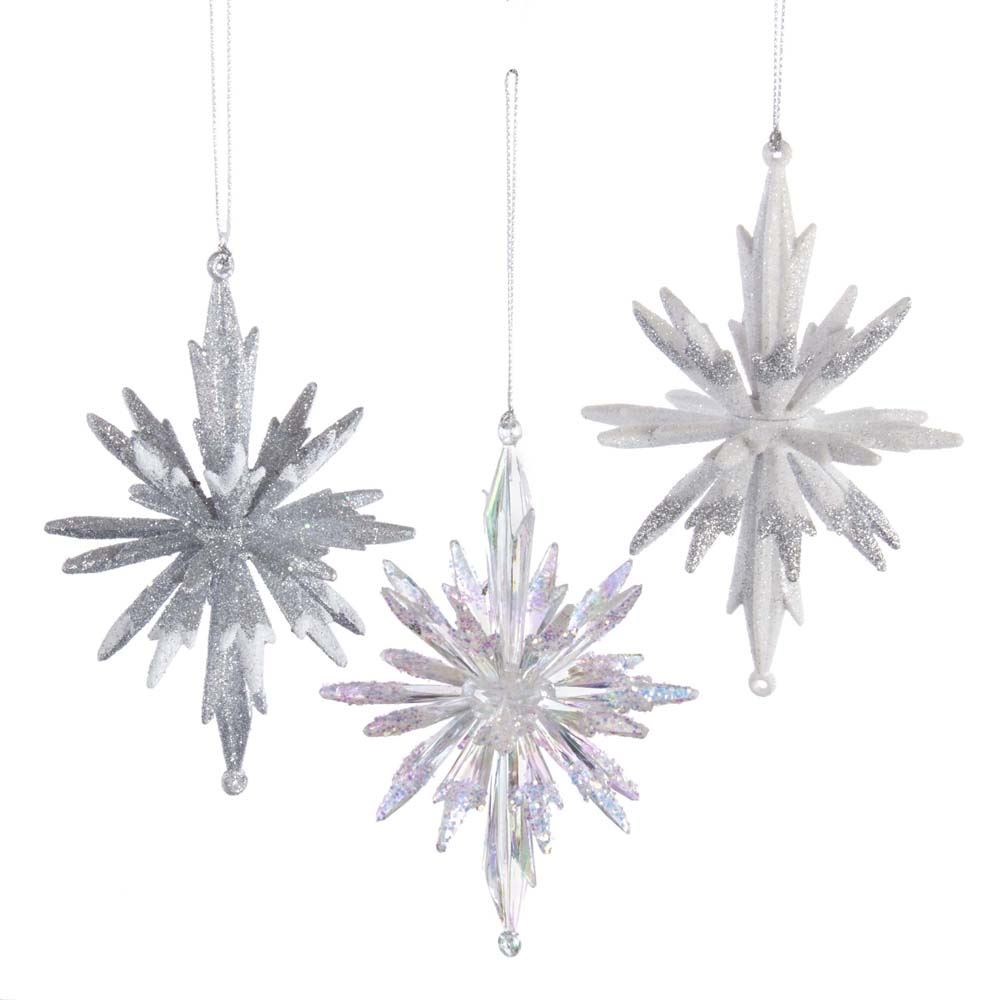 Kurt s adler Icicle Snowflake 5.1 Inch - 