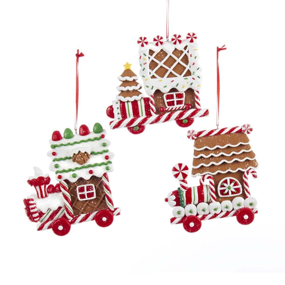 Kurt s adler Claydough Gingerbread Train 4 Inch - 