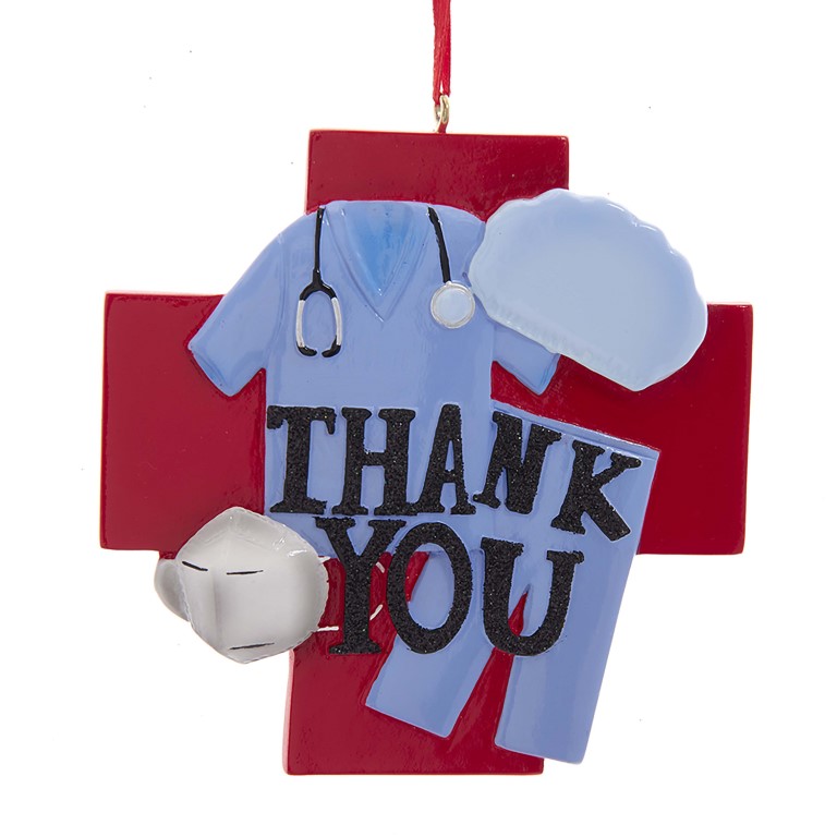 Kurt s adler Orn.pvc medisch thank you l8cm - 