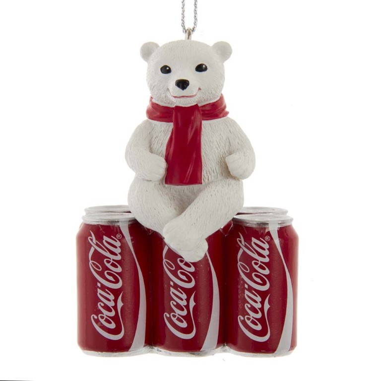 Kurt s adler Orn.plc coca-cola ijsbeer l7cm - 