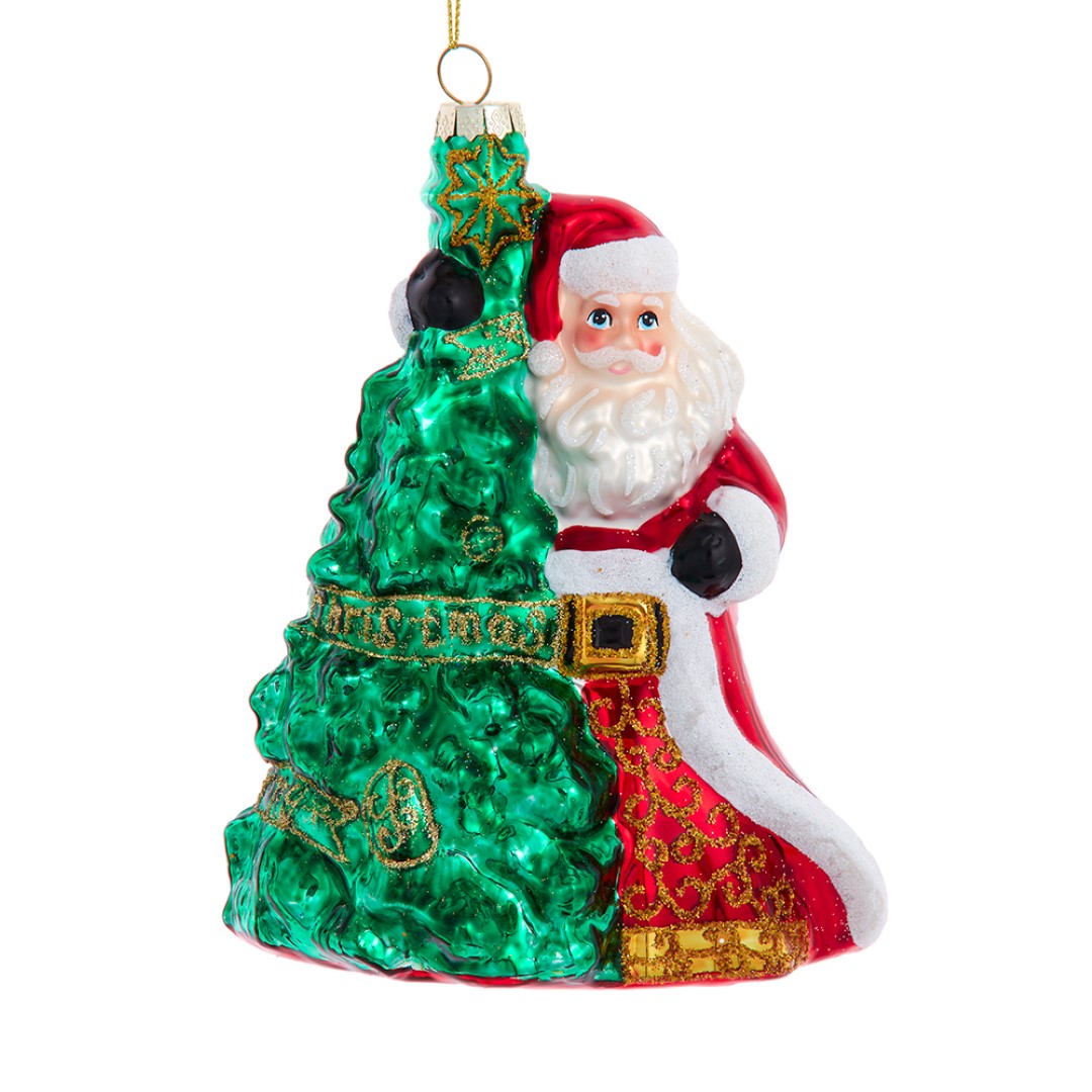 Kurt s adler Ornament glas kerstman kerstboom l18cm - 