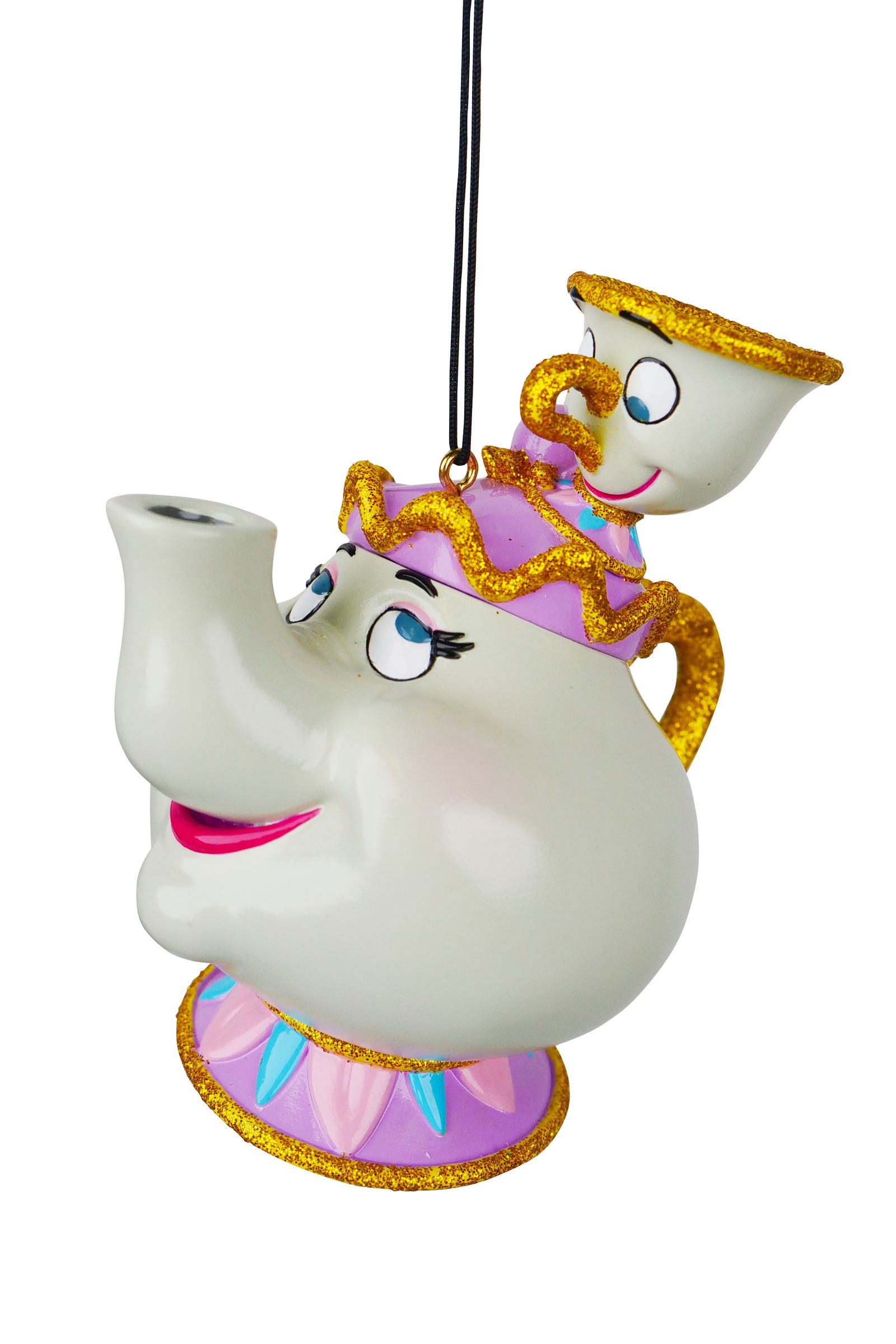 Kurt s adler Ornament plastic mrs potts & chip l9cm - 