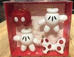 Kurt s adler Ornament.glas mickey l12cm 4st - 
