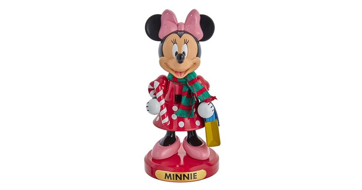 Kurt s adler Minnie W-Candy Cane Nutcracker 10 inch - 