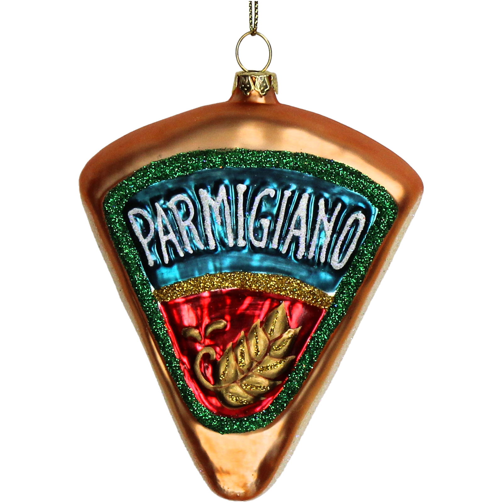 Hd collection Ornament kerstbal Parmigiano Glas Multi 12.1 cm - 