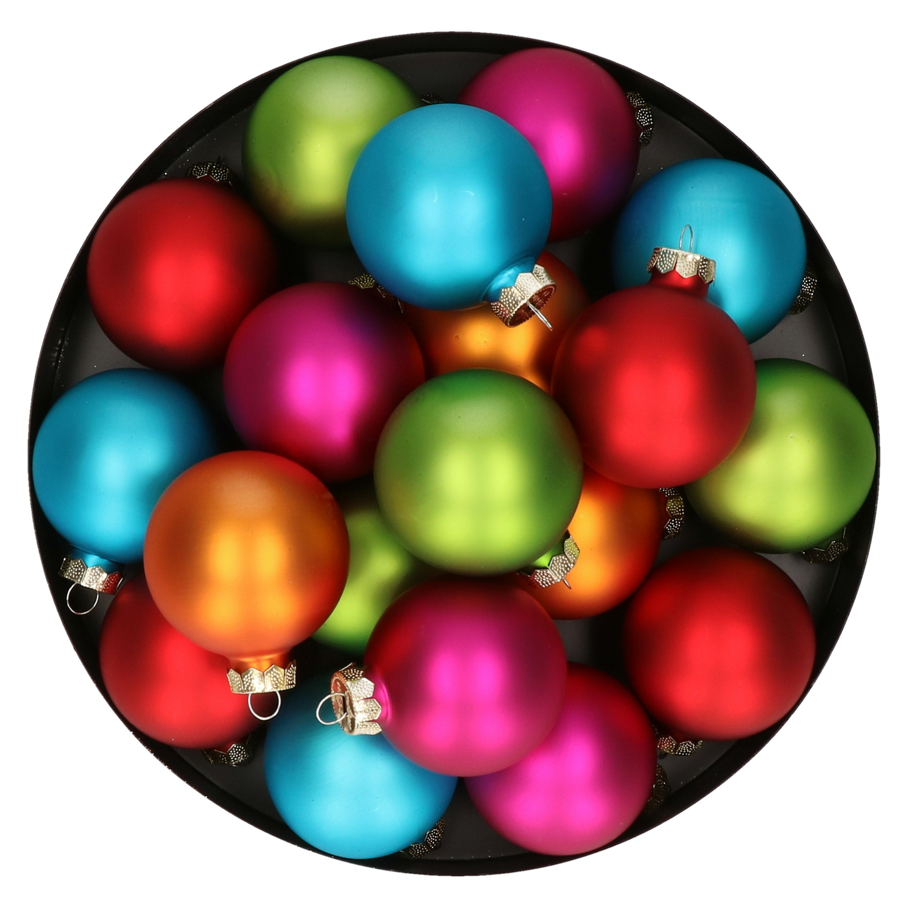 Inge-glas Inge Christmas Goods kerstballen - 13x - gekleurd - 6 cm -