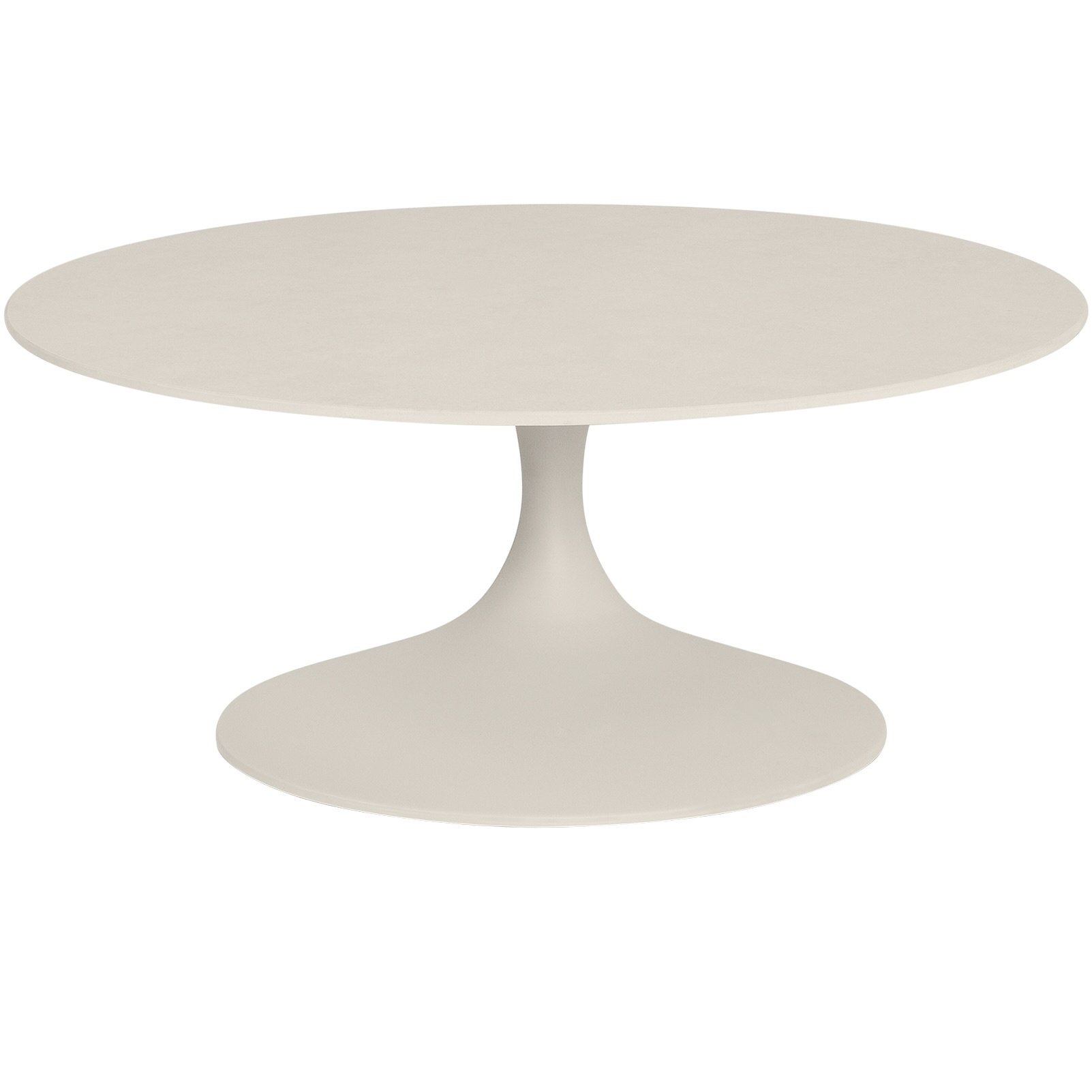 SUNS Nova loungetafel 80xH35 cm rond sintered stone camel sand