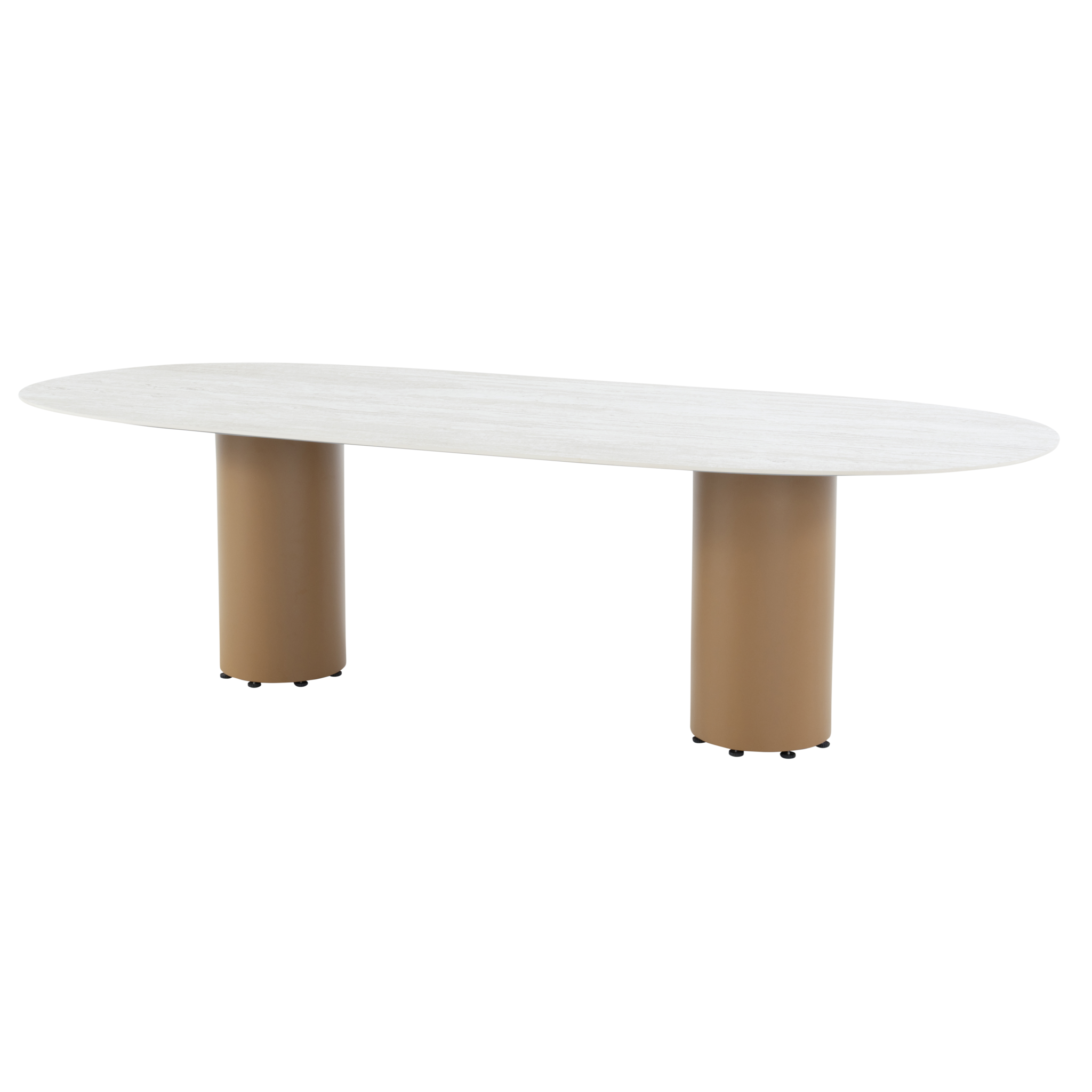 4 Seasons Outdoor Colorado dining tuintafel 240x105xH75 cm amber met keramisch ovaal blad 
