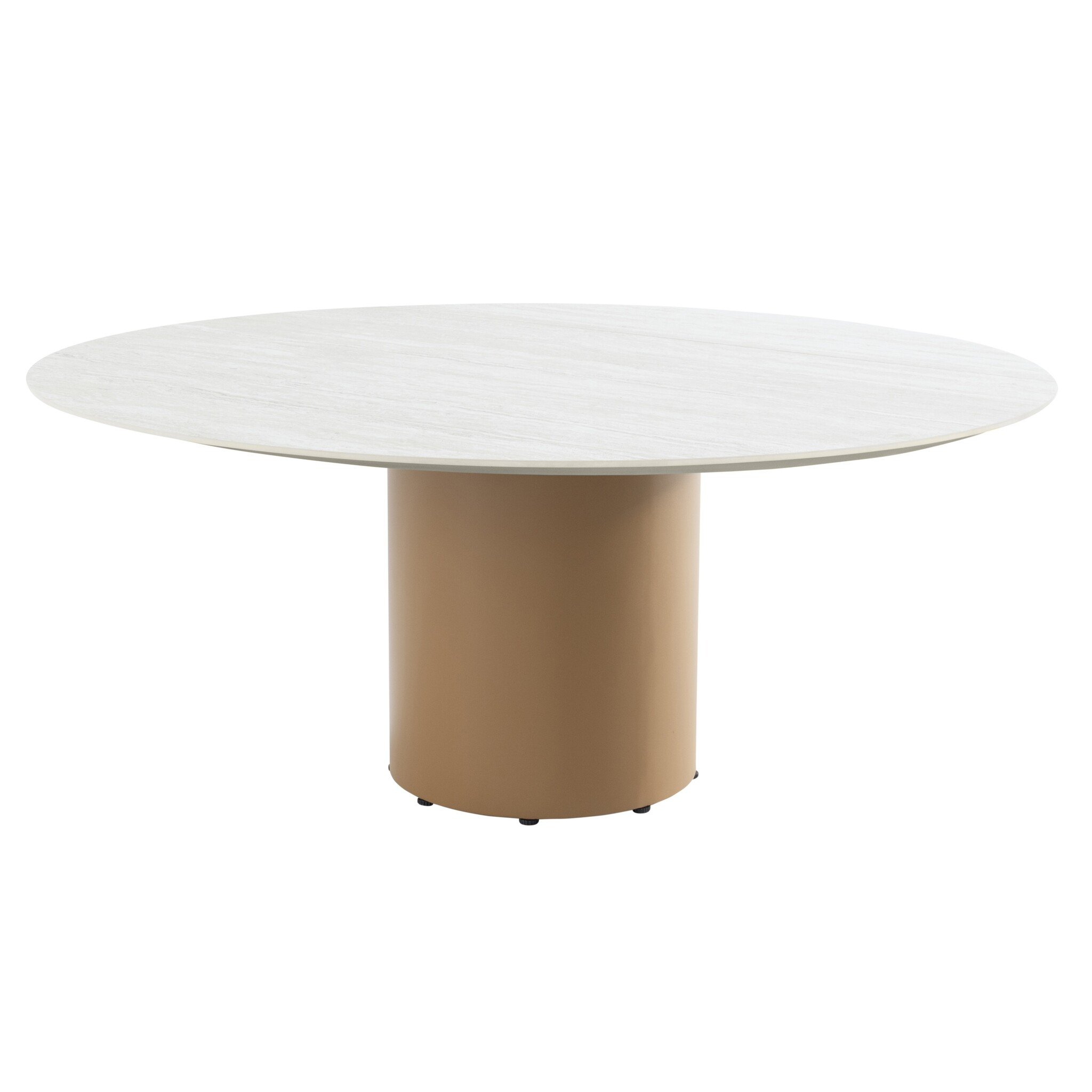 4 Seasons Outdoor Colorado low dining tuintafel 160xH69 cm rond keramiek 