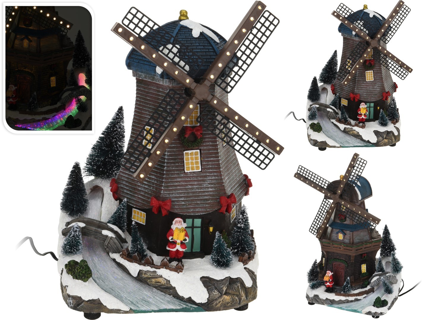 Nampook Windmolen met led en beweging - 