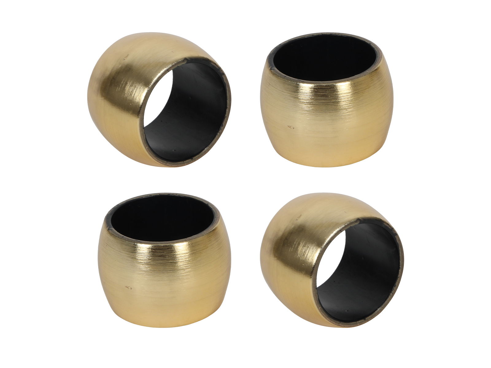 Hit s/4 servetringen, 4.5x4.5x3.5 cm goud - 