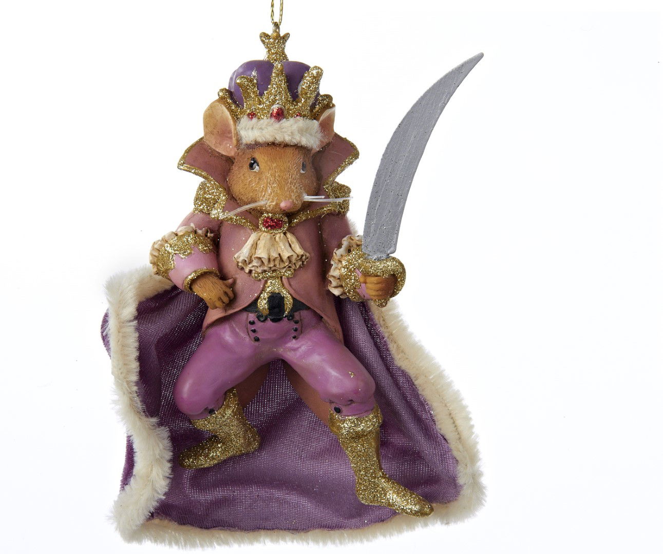 Kurt s adler 6 inch Resin Mouse King Orn. 7,62x5,08x14,9352 cm kerstornament - 
