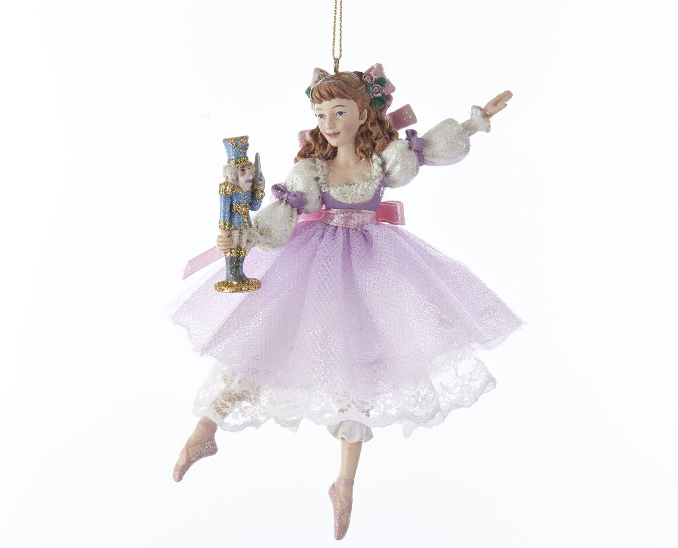 Kurt s adler 6 inch Resin Nutcracker Suite Clara Orn. 10,16x5,08x15,24 cm kerstornament - 