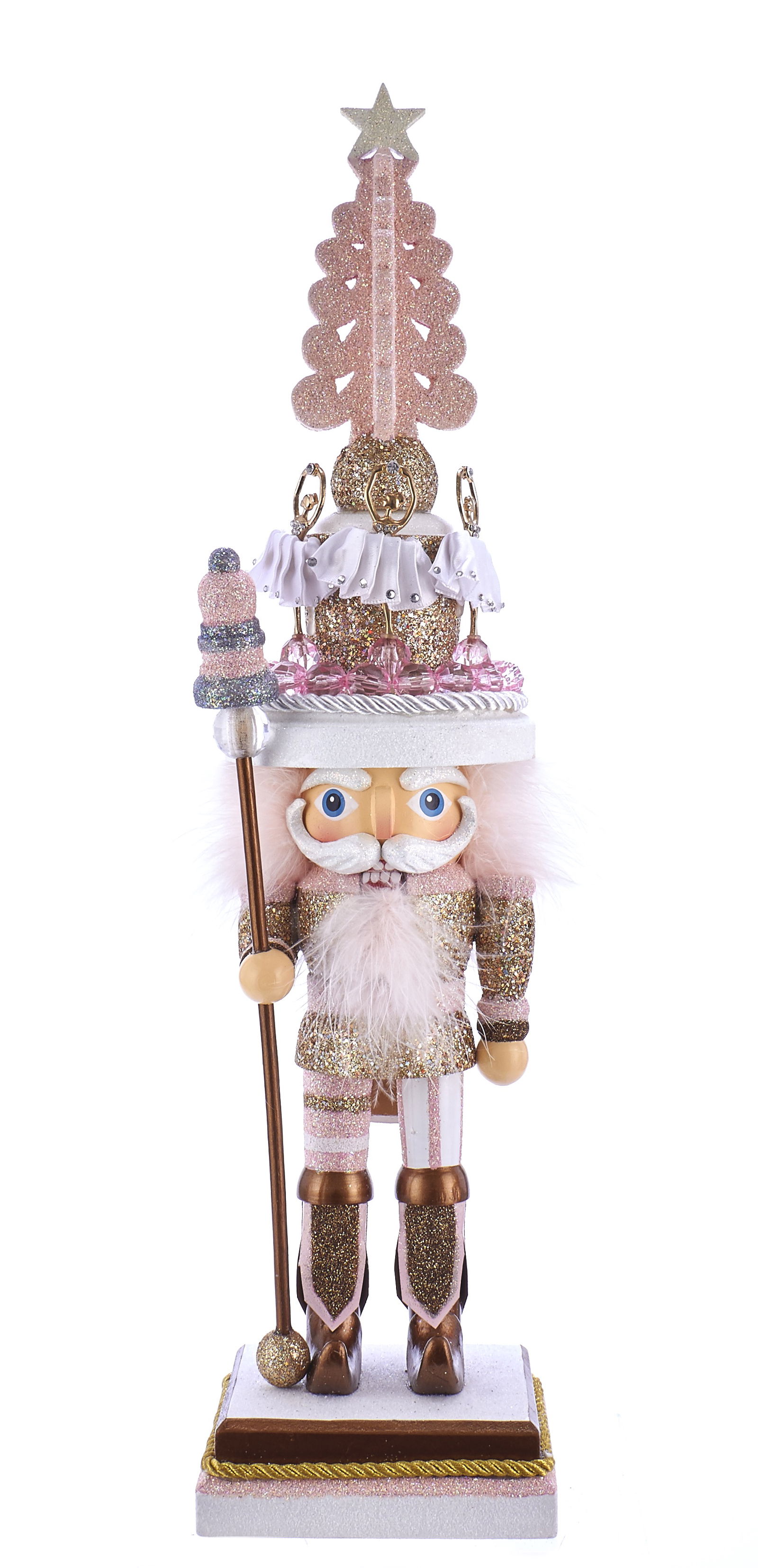 Kurt s adler 17.5 inch Holly Wood Ballet W/Tree Nutcr 5x5x10 cm kerstornament - 