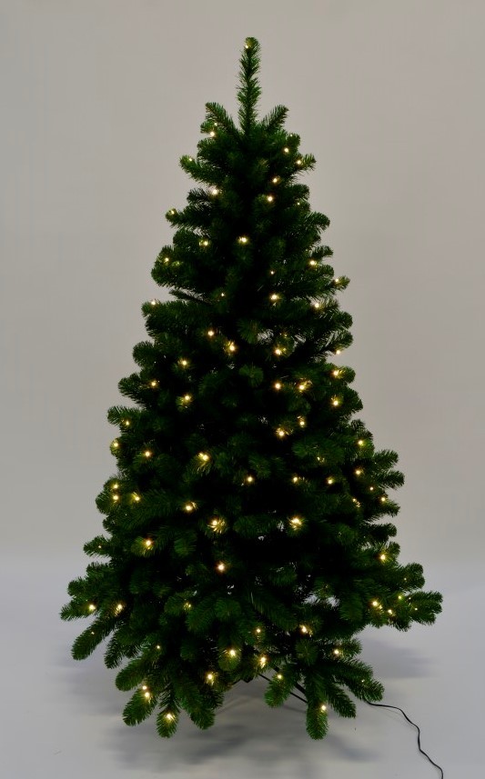 Holiday tree Kunstkerstboom Arctic Spruce 276 lamps warm LED groen d130 h210 cm kerstboom - 