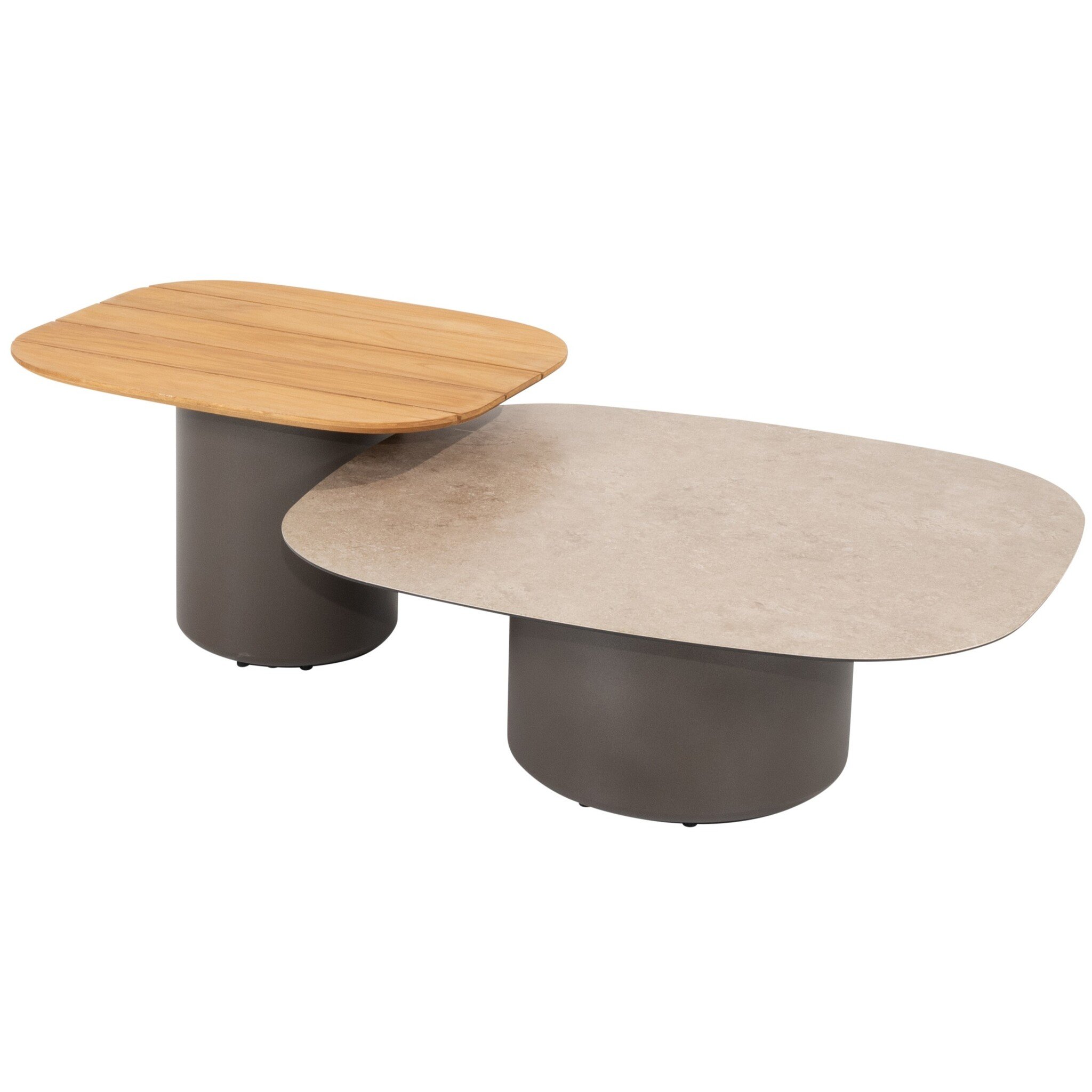 Taste 4SO Demi set loungetafels 50x60 cm en 70x80 cm terre 