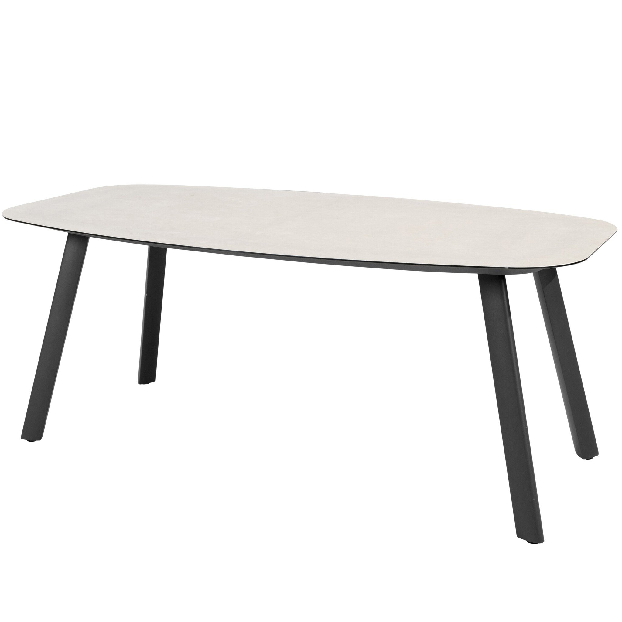 Taste 4SO Manolo dining tuintafel printed ceramic 180x95xH75 cm antraciet 
