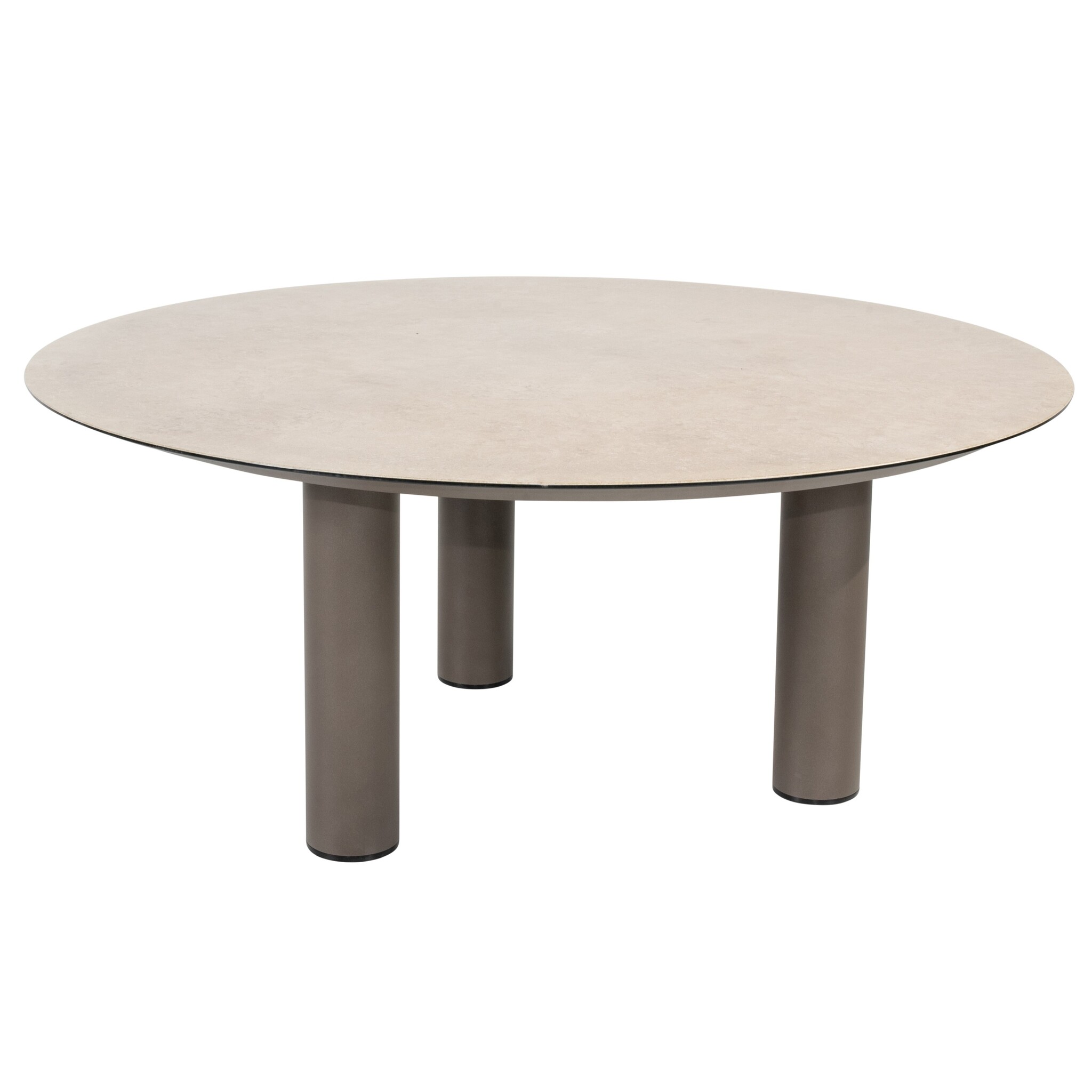 Taste 4SO Donato low dining tuintafel met 3 poten 160xH69 cm printed ceramic terre 