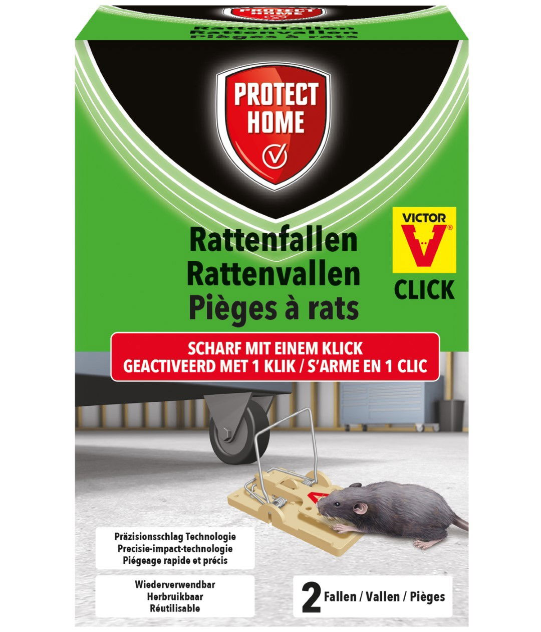 Protect Val ratten plastic 2st - 