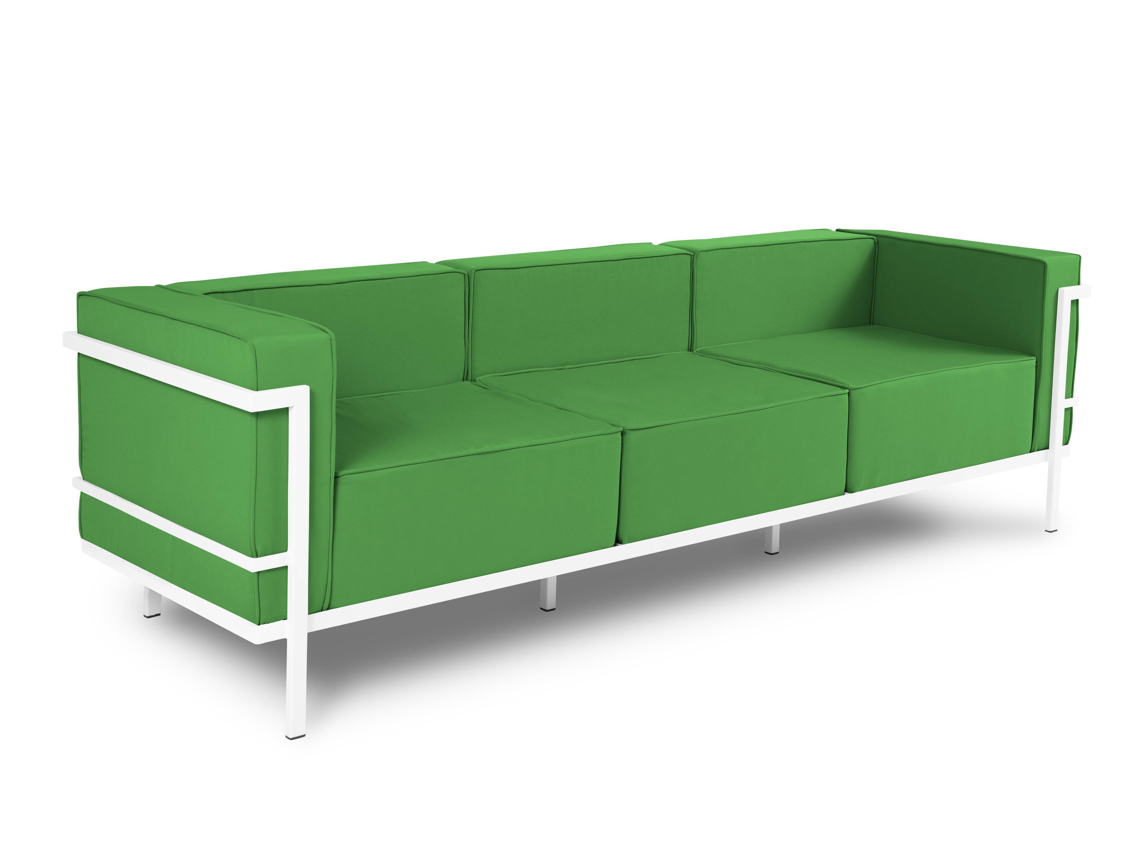 Calme Jardin Outdoor 3-zitsbank Cannes Wit | 