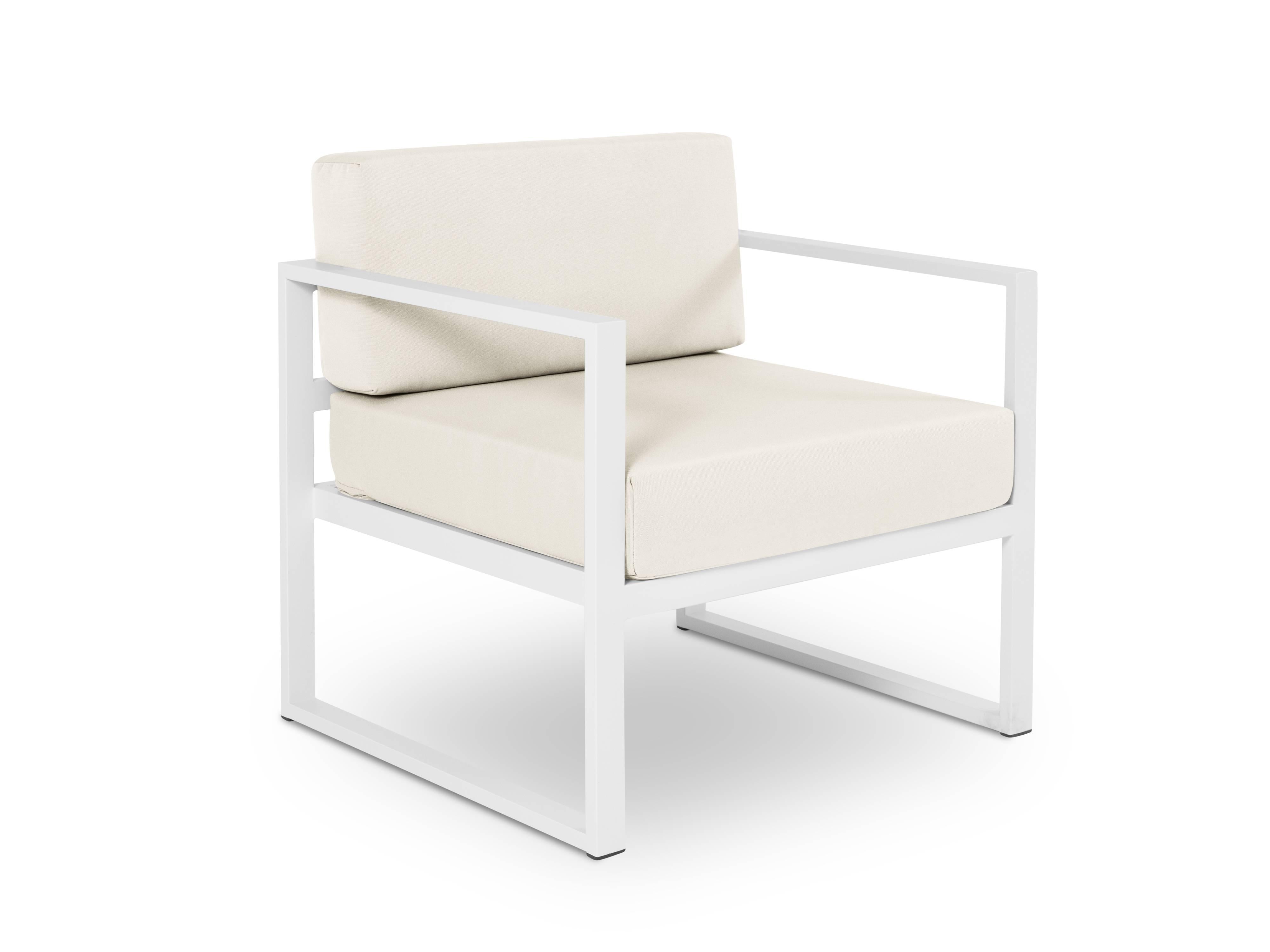 Calme Jardin Outdoor fauteul Nicea White | 