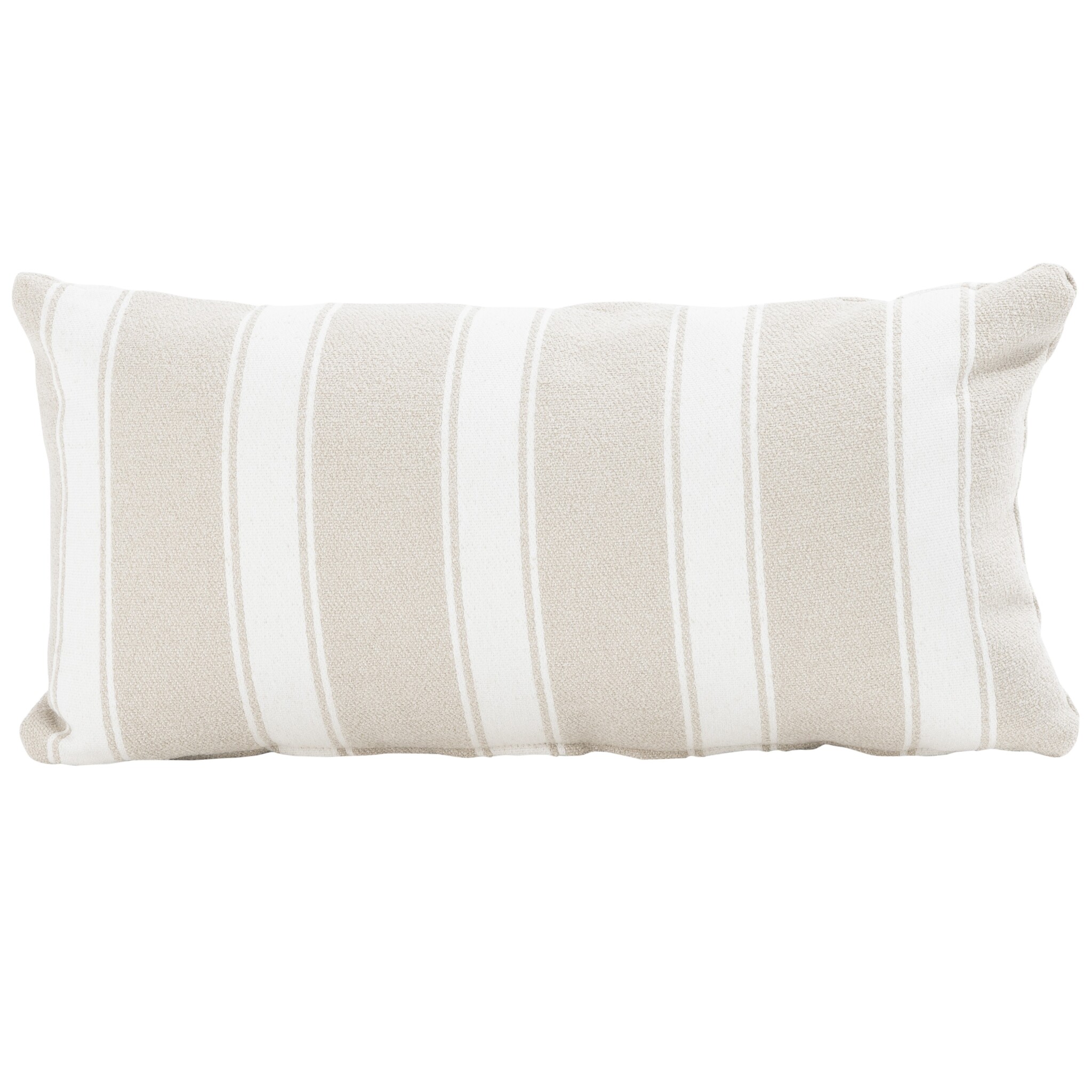 4 Seasons Outdoor Sierkussen 30x60 cm boucle stripe cream 