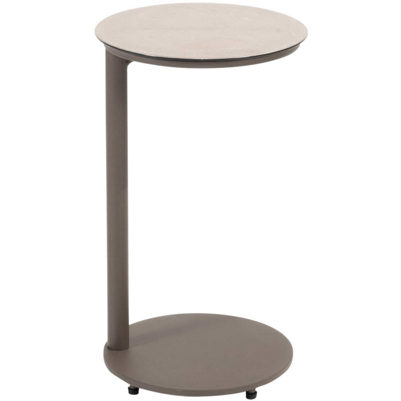 Taste 4SO Vic bijzettafel 30xH50 cm printed ceramic terre 