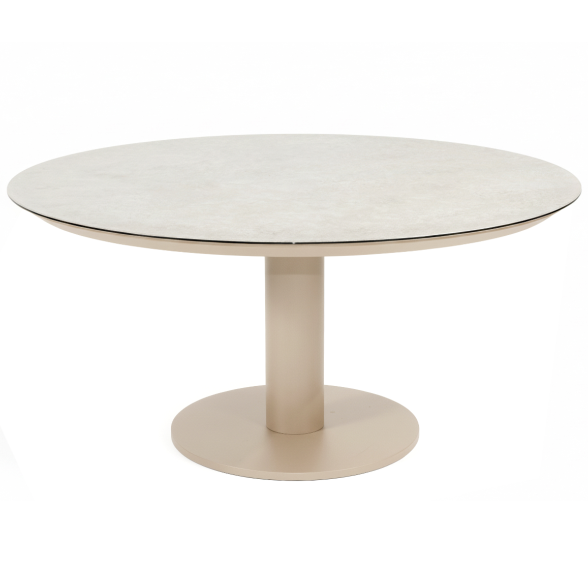 Taste 4SO Sarah low dining tuintafel 130xH69 cm printed ceramic latte 