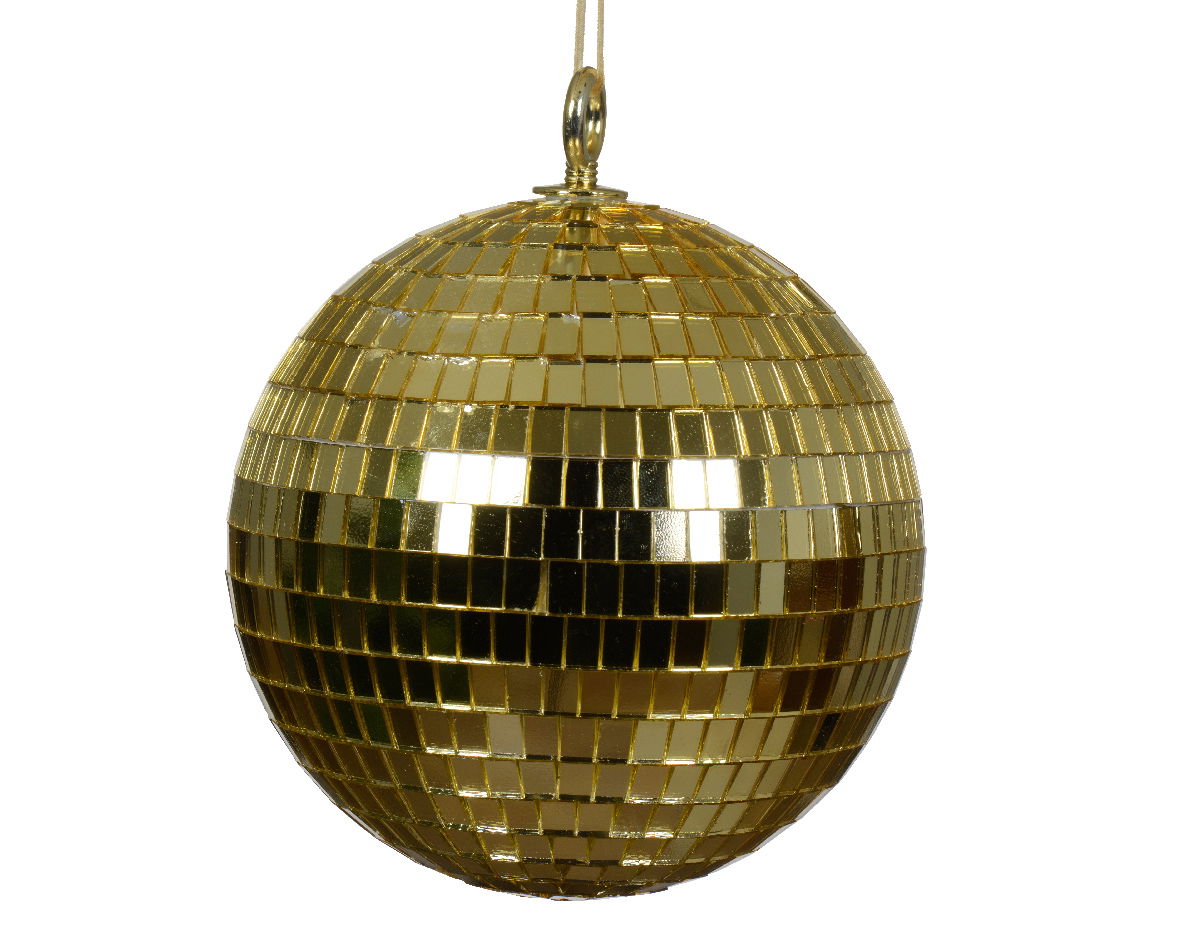Decoris Kerstballen foam d15h15 cm goud - 