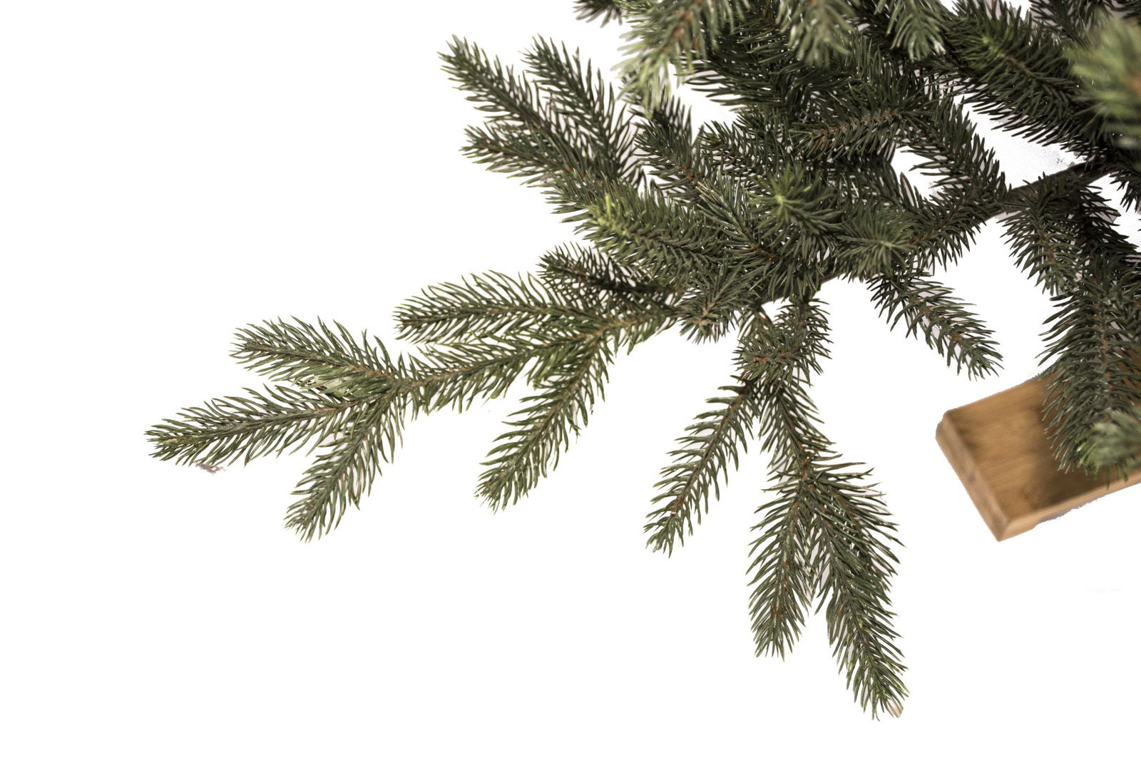 National tree company Kunstkerstboom Arkansas met houten voet 152 cm - 